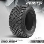 New Golf Cart Steeleng 'ironclad' All Terrain Tires 23"x10.5"-12" Set Of 4. Fixed Price $309.00.