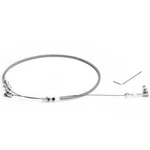 24" Universal Gearhead Throttle Cable Braided Stainless Steel Street Rod Us. Fixed Price $19.90.