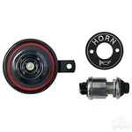 Rhox Acc-0036 Black Repl12v Floor Horn Kit W/ Button Ezgo Golf Cart. Fixed Price $39.95.