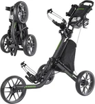 Easego Dz 3-wheel Push / Pull Golf Bag Cart, Collapsible, New-other!. Fixed Price $89.00.
