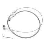 24" Stainless Braided Throttle Cable Kit, Adjustable Accelerator Cables With. Fixed Price $20.28.