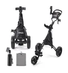Tivor 3 Wheel Golf Push Cart, Lightweight Cart One-click Folding, A.... Fixed Price $115.16.