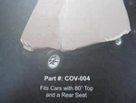 Golf Cart Universal Cover Fits 80'' Top With Rear Seat Cov004. Fixed Price $62.95.