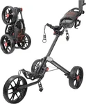 15.3 V2 Golf Push Cart - Lightweight Foldable Aluminum With Eva Wheels. Fixed Price $166.50.