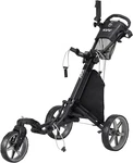3-wheel 360 Golf Push Cart - Quick Open/close & Free Umbrella Holder!. Fixed Price $389.99.